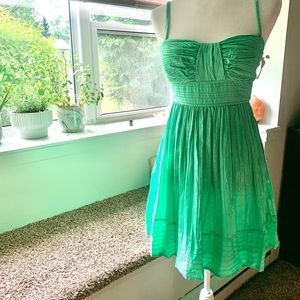 Rockabilly fit and flare eyelet dress